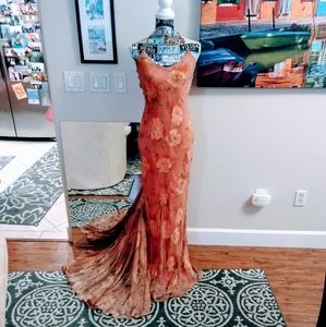 Mermaid dress with a Train